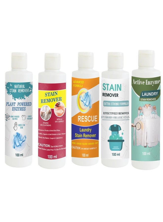 TOOVUS Stain Remover Combo Pack of Shirt, Red, Orange, Doll and Pista Stain Remover | Multi-Surface Cleaning Solution for Clothes, Fabrics, Upholstery (100 g Each) - Image 1